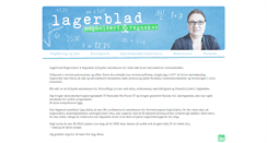 Desktop Screenshot of lagerblad.dk