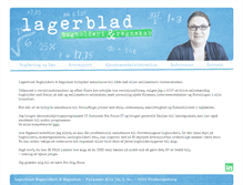 Tablet Screenshot of lagerblad.dk